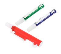 ibasenice Bomba de Pipeta Manual Material Plástico Capacidad 2ml, 10ml y 25ml de 3 Piezas y Diseño Ergonómico para para de