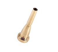 ibasenice Boquilla de forma boquilla musical accesorios para instrumentos musicales instrumentos inflables aros de oro altavoces trompetas boquilla de trompeta boquilla chapada en oro Golden