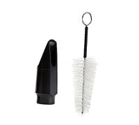 ibasenice Boquilla De Saxofón Accesorios De Limpieza De Saxofón Saxo Accesorios Almohadilla Limpiadora De Cepillo Para Limpiar Cepillo De Boquilla Saxo Tenor Black