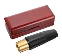 ibasenice Boquilla de Saxofón Alto de Metal Ca-32 con Bordes Redondeados Suaves Y Un Tono Intenso Y Duradero