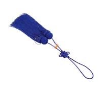 ibasenice Borla de Espada Ligera de Tejido Azul para Entrenamiento de Taichi, Accesorio Resistente Que Mejora el Enfoque y Decora Espadas y Abanicos en Artes Marciales