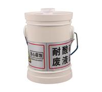 ibasenice Bote de Recogida de Residuos Químicos de Laboratorio Cubo de Residuos 1l PP Beige Boca Ancha Tapa Antifugas Laboratorios de Química E Investigación Estilo Varios Estilos