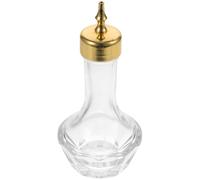 ibasenice Botella de Vidrio para Bitters y Jarabes de Cóctel, Botella Tapón Desmontable para Uso en Bares y Preparación de Bebidas