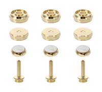 ibasenice Botones para Trompeta de Cobre Blanco Hebilla de Botón a Presión, Accesorio para Instrumentos Musicales Adecuado para Músicos de Trompeta