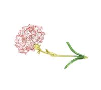 ibasenice Broche de Clavel de Aleación Esmalte Rosa, Pin de Solapa Floral para Mujer, Accesorio Decorativo para Suéteres, Bufandas y Cárdigans, Joyería Elegante para Ocasiones Formales