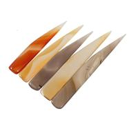 ibasenice Bruñidor de Ágata para Joyería, 5 Piezas de Herramienta para Pulir y Alisar Joyas, Pulidor de Piedras Naturales para Anillos y Pulseras, Adecuado para Artesanía y Bisutería