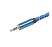 ibasenice Cable Adaptador de Audio de 3,5mm, Cobre Libre de Oxígeno | Conexión de Altavoces y Mp3, Blindaje de Alta Fidelidad, Flexible, para Equipos de Audio