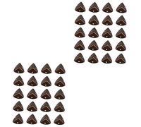 ibasenice Caja De 40 Piezas Esquina De La Caja De Madera Protector De Esquina De Caja De Madera Esquinas De Polvo Para Escaleras Baúl De Madera Muebles Retro Marco De Madera Planchar Sector