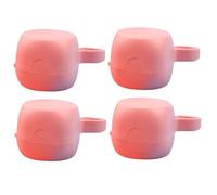 ibasenice Caja de Almacenamiento a Prueba de Polvo para Chupetes 4 Piezas Segura para Niños Y Niñas Fácil de Llevar para Nuevos Padres Color