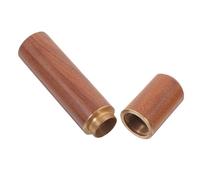 ibasenice Caja de Cerillas Vintage de Madera de Palo de Rosa, Tubo Pequeño Organizador Portátil, Contenedor Decorativo Tapa, Almacenamiento Resistente al Agua para Camping y Supervivencia