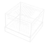 ibasenice Caja De Cría De Gusanos De Harina Terrario para Arañas Contenedor De Alimento Caja con Tapa para Gusanos Harina y Criadero De Insectos para Terrarios Pequeños