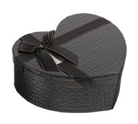 ibasenice Caja de Embalaje Forma de Corazón Mediana de Papel Duradero con Lazo para Regalos de Cumpleaños y San Valentín para Dulces y Detalles Originales