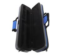 ibasenice Caja de instrumentos bolsa de almacenamiento para flauta Casos para instrumentos musicales bolsa de transporte para estuche de flauta bolsa de grabadora caso musical plástico Azul