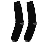 ibasenice Calcetines Calefactables Eléctricos Calcetines Carga USB Negros de Algodón y Poliéster, Térmicos de Doble Cara, Transpirables, para Invierno