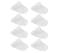 ibasenice Calcetines de Gel de Silicona para Pies 8 Pares Protector Hidratante Taloneras Reforzadas Cuidado Spa Doméstico Suavizante Piel Áspera Adecuado para Pies Secos y Agrietados Viaje