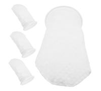 ibasenice Calcetines Filtrantes para Acuario 4 Piezas Diseño Panal 3D, Filtro de Agua Salada, Material Resistente, 4 Pulgadas, Uso en Peceras y Acuarios, para Aficionados y Profesionales