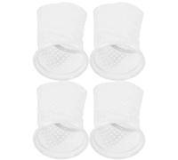 ibasenice Calcetines Filtro para Pecera 4 Piezas Diseño 3D de Panal, Material PP Resistente para Acuarios de Agua Salada, Accesorio Antidesbordamiento
