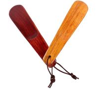 ibasenice Calzador de Zapatos de Madera Cómodo y Práctico para Viaje, 2 Piezas, Adecuado para Embarazadas y Personas Mayores, Ayuda Conveniente para Calzar