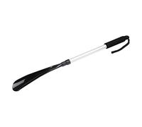 ibasenice Calzador Telescópico Tubo de Aluminio y Esponja, Práctico para Uso en Casa Negro y Alivio del Dolor de Rodilla para Personas Mayores