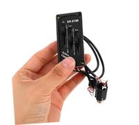 ibasenice Captador Piezoeléctrico para Violín con Cable Apantallado Ecualizador Ajustable y Batería para Instrumentos Acústicos de Cuerda