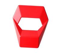 ibasenice Carcasa para Botón de Arranque de Coche Roja Anillo Protector para Interruptor de Encendido Accesorio Decorativo para Interior de Vehículos Deportivos