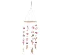 ibasenice Carillón De Viento Forma De Bola De Pelo Decoración Para Habitación Infantil Adorno De Pared Accesorio Para Fotos Para Sala Tienda