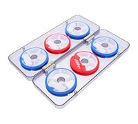 ibasenice Carrete de Hilo de Pescar Silicona 6 Ejes 1 Unidad Caja Almacenamiento Resistente Abs para Aparejos Pesca Ligera Portátil Equipo Pesca Color