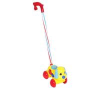 ibasenice Carrito para Juguetes De Tiempo De Barriga Coche De Empuje Juguete para Caminar para Bebés Juguete para Empujar Al Bebé Juguete para Caminar para Pequeños Plástico