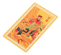 ibasenice Carta la Deidad la Riqueza Amuleto Tradicional Tarjeta de Amuleto de Estilo Chino Tarjeta Taisui para Suerte