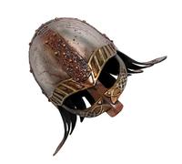 ibasenice Casco Vikingo Medieval para Adulto 1 Pieza, Accesorio para Cosplay y Disfraz de Carnaval, Casco Ligero y Detallado para Fiesta Temática, Juego de Rol y Recreación Histórica