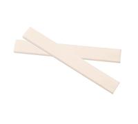 ibasenice Cejuela De Hueso De Búfalo Para Guitarra 80x11x3 Mm, Juego De 2 Piezas Blanco Para Puente Acústico Clásica y Eléctrica, Accesorios Guitarra Mandolina, Banjo y Ukelele