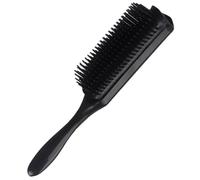 ibasenice Cepillo de Peinado Material Abs Anti-enredos de 9 Columnas Negro y Cuidado del Cuero Cabelludo (西班牙语:para/con/y/o) para Cabello Rizado y Liso Adecuado para Hombres y Mujeres