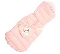 ibasenice Chaqueta De Algodón Calentada De Mascotas Largo Cubrir Pata Ropa para Perros Perro Tejonero Abrigos para Perros Accesorios para Perros Cachorro Rosa Acolchado