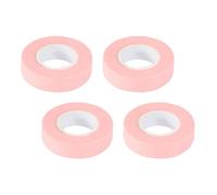 ibasenice Cinta Adhesiva para Pestañas Microporosa Rosa, Diseño Transpirable y Material No Tejido, Adecuado para Uso en Casa y Salón de Belleza, Paquete de 4 Rollos