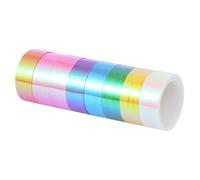 ibasenice Cinta de Papel Washi Bronceadora Autoadhesiva de Papel Decorar Diario y Manualidades, 8 Piezas para Uso en Tienda y Hogar