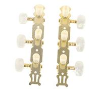 ibasenice Clavijas De Afinación Chapadas Para Guitarra Clásica y Acústica Enrollador De Cuerdas De Guitarra Cromado Fácil Reemplazo De Cuerdas Para Clavijas Española