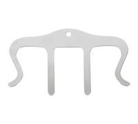ibasenice Clip Metálico para Partituras Musicales Abrazadera Resistente y Duradera para Soporte de Página para Libros de Color Plateado para Notas y Recetas