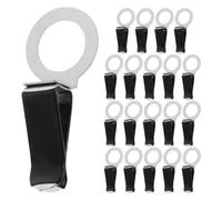 ibasenice Clips Ambientadores para Coche 20 Unidades, Negro, Clip Ajustable para Rejilla de Ventilación, Difusor de Fragancias para Aire Acondicionado, Accesorios Interiores para Automóvil