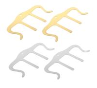 ibasenice Clips Metálicos Color Aleatorio para Sujetar Partituras de Música de Aleación 4 Piezas para Mantener Páginas Firmes y Niveladas Ideales para Músicos y Compositores