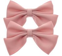 ibasenice Clips para Zapatos de Mujer Lazo Rosa, Hebillas Extraíbles para Tacones Altos y Zapatos de Novia, Decoración Elegante en Set de 2 Unidades para Fiesta y Boda
