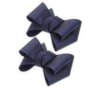 ibasenice Clips para Zapatos Lazo Hecho a Mano, Hebillas Decorativas para Zapatos Planos y Tacones, Estilo Clásico Tela de Ribete, Adornos Extraíbles para Bodas y Fiestas