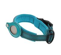 ibasenice Cobertura Protectora del Collar De Mascotas Caso De Etiqueta De Aire Accesorios para Perros Largo Etiquetas De Aire Perro Gato Collar Condujo Nombre Nylon