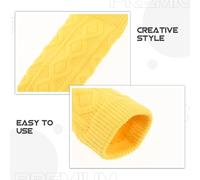 ibasenice Coderas para Perros XL Amarillas 8 Piezas Fundas Protectoras Transpirables para Patas Delanteras y Traseras Calcetines Deportivos para Mascotas Envolturas Seguras para