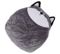ibasenice Cojín Calentador De Manos De Peluche Almohada Térmica Suave Para Dormir y Oficina Diseño De Perro Husky Para Invierno