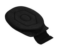 ibasenice Cojín Giratorio Para Asiento De Coche 360 Grados Antideslizante Negro, Acolchado Grueso Para Personas Mayores y Embarazadas, Portátil, Cómodo y Ergonómico Para Viaje y Uso Diario