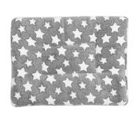 ibasenice Colchoneta de Felpa para Mascotas para jaulas, colchoneta de Franela con Estampado de Estrellas para Perros, Almohadilla Gruesa de Felpa para Gatos, cojín de Suelo para jaulas y
