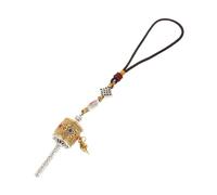 ibasenice Colgante Coche Retro con Seis Palabras Tibetano Adorno Colgando para Espejo Retrovisor Decoración Interior Feng Shui para Protección y Energía Positiva