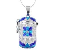 ibasenice Colgante Difusor de Aromaterapia Cilíndrico de Cobre, 1 Unidad, Diseño Hueco y Cierre Giratorio, para Aceites Esenciales Sólidos, Accesorio para Collar Diy, Uso Personal