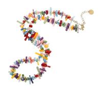 ibasenice Collar De Cuentas Bohemio De Playa Gargantilla De Coral Para Mujer Joyería De Vacaciones Collar Dije De Estilo Barroco Obsequio De Cumpleaños Para Fiestas y Eventos