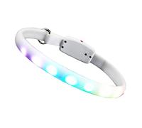 ibasenice Collar Luminoso para Mascotas USB y Luz Led Collar Intermitente para Perros De Noche
